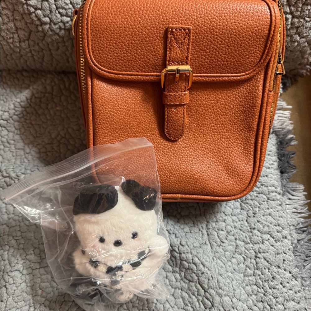 collaboraten1 Crossbody Leather Bag, Large Capacity with 10 Card Slots